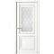 Межкомнатная дверь Прадо белый со стеклом