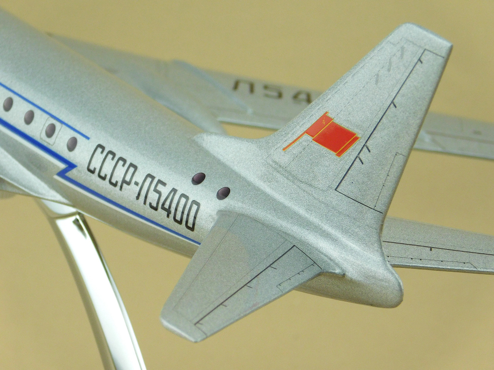 Модель самолета Ту-104А (М1:100, Аэрофлот СССР-Л5400)