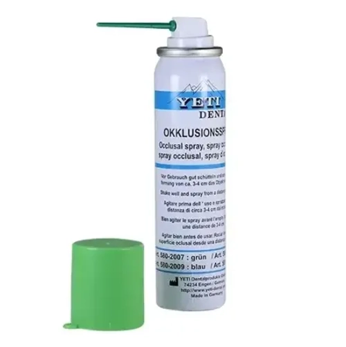 Спрей окклюзионный, зеленый, 75 мл, YETI DENTAL