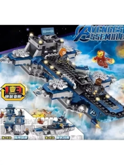 Конструктор Марвел 3в1 Геликарриер 587 деталей 64139