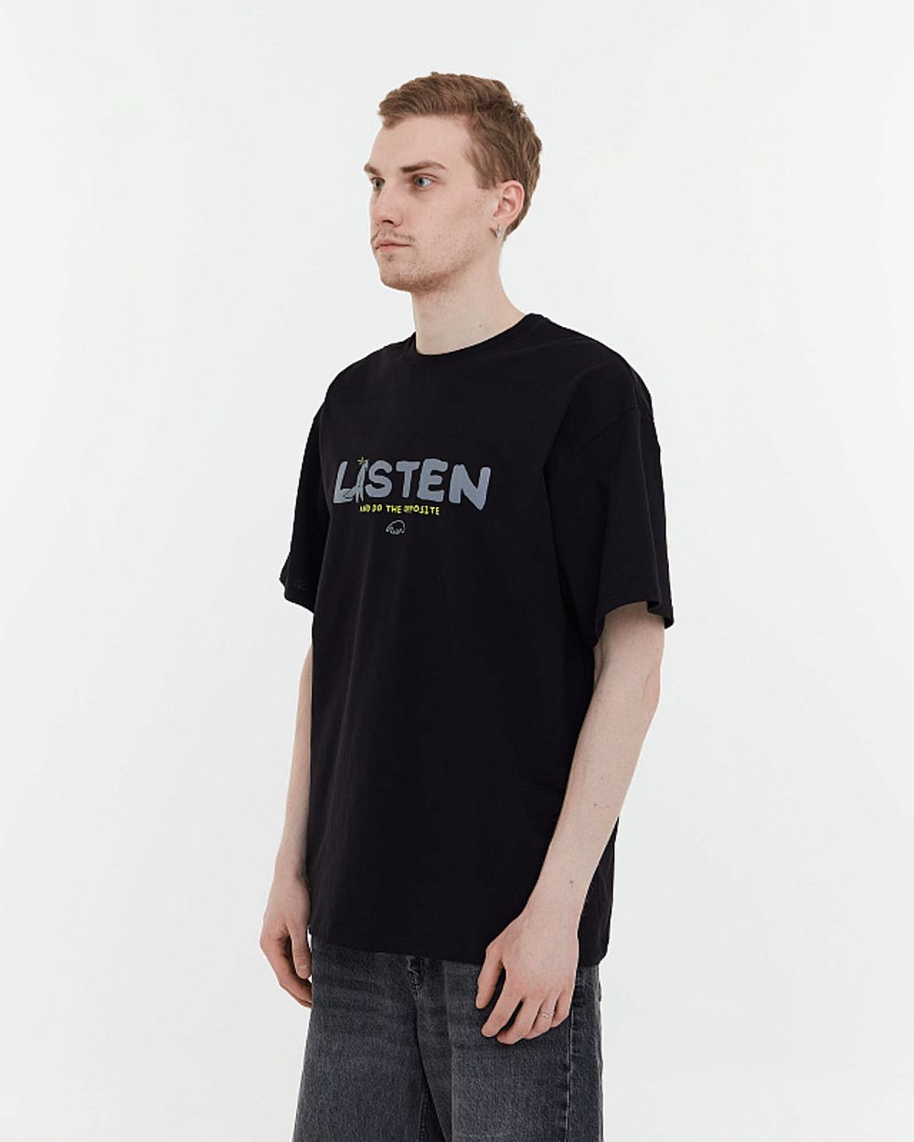 Футболка Anteater 332 Listen черная