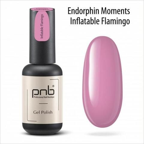 ГЕЛЬ-ЛАК PNB 8 МЛ INFLATABLE FLAMINGO /ENDORPHIN MOMENTS COLLECTION