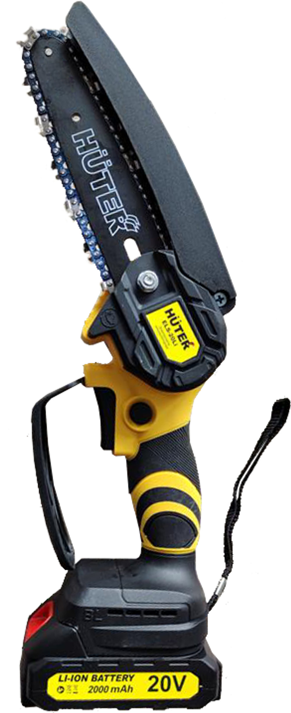 Электропила Huter ELS-20Li, аккумуляторная, прорезиненная рукоять