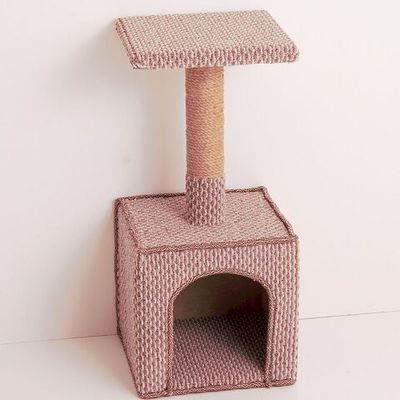 Когтеточка Кот 30*30см, высота 66см, диам. 7 см (ЕТК ЗОО)