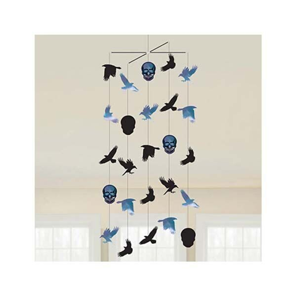 Декор подвесной Череп и Ворон