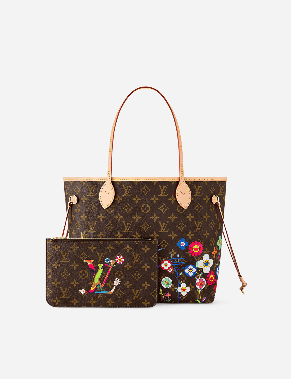 Сумка Louis Vuitton x Takashi Murakami Neverfull MM (M13271)