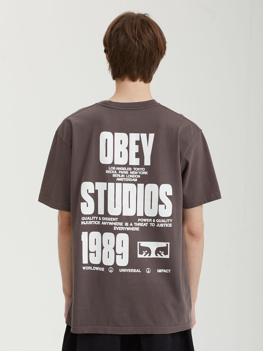 Мужская Футболка Obey Stamped
