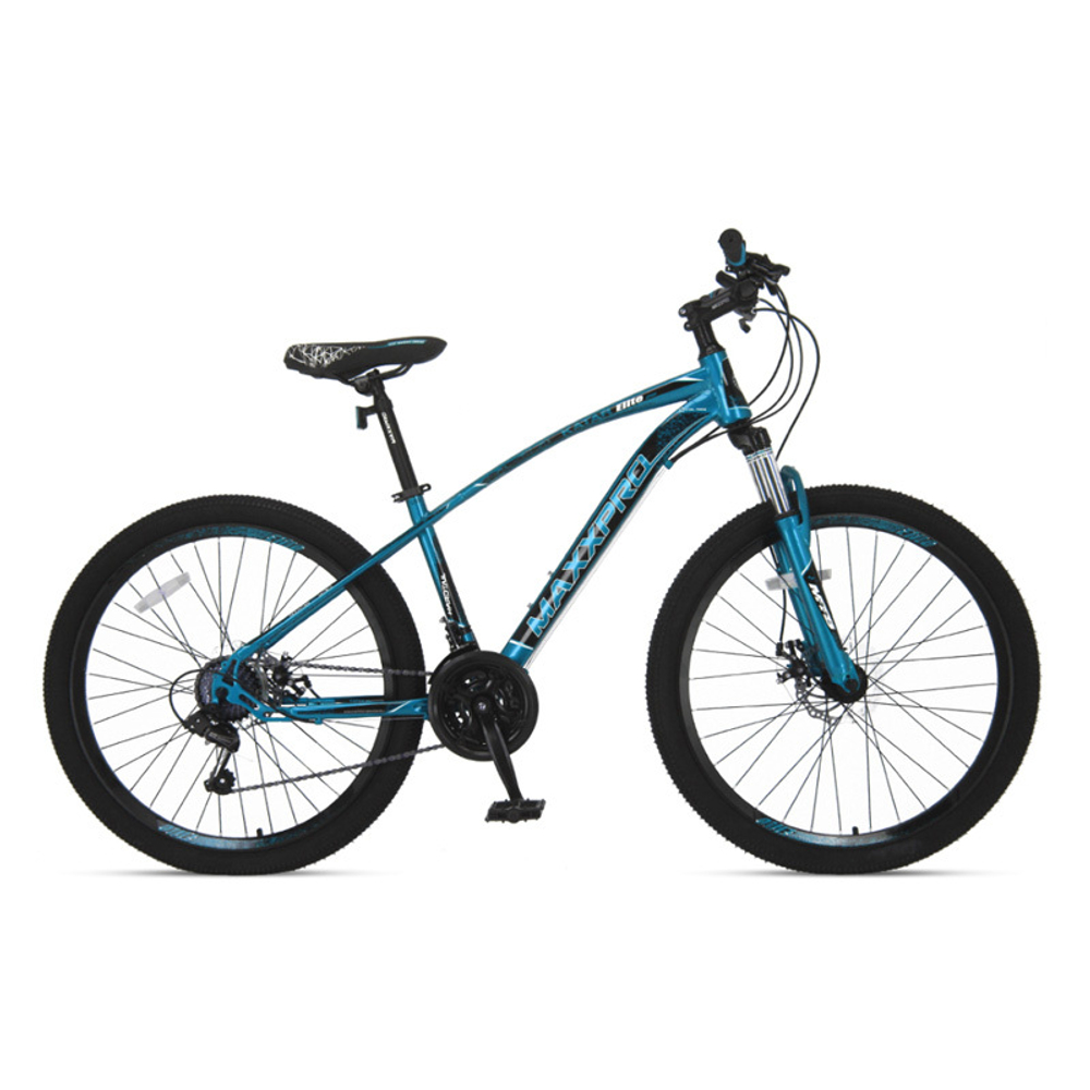 Велосипед Maxxpro Katar Elite 26" 21s, синий/чёрный