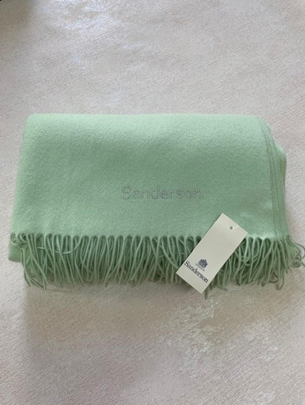 Плед 140х180 Palombella Sanderson Soft мятный