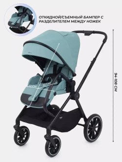 Коляска 3 в 1 MOWBaby Amber