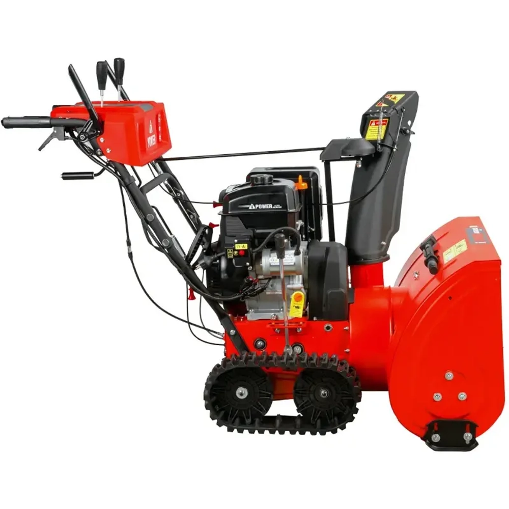 A-iPower AS7615LE бензиновый снегоуборщик 15 л.с. ковш 76 см, выброс 12 м, 6 вперед/2 назад 41208