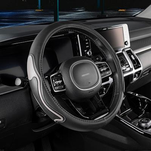 Оплетка руля M Skyway Eco Combo 13 экокожа черно-серая