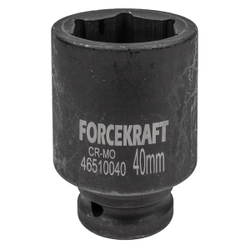 Головка ударная глубокая 3/4'', 40мм (6гр.) FORCEKRAFT FK-46510040