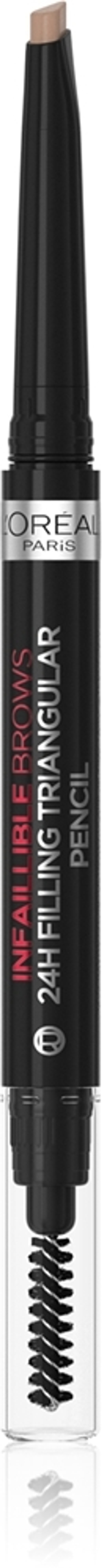 L’Oreal Paris Infaillible 24h Filling Triangular Pencil - Карандаш для бровей водостойкий, 1 ml