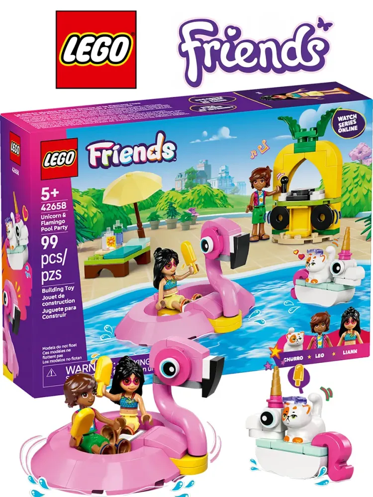 Конструктор Friends 42658 Вечеринка у бассейна с Единорогом