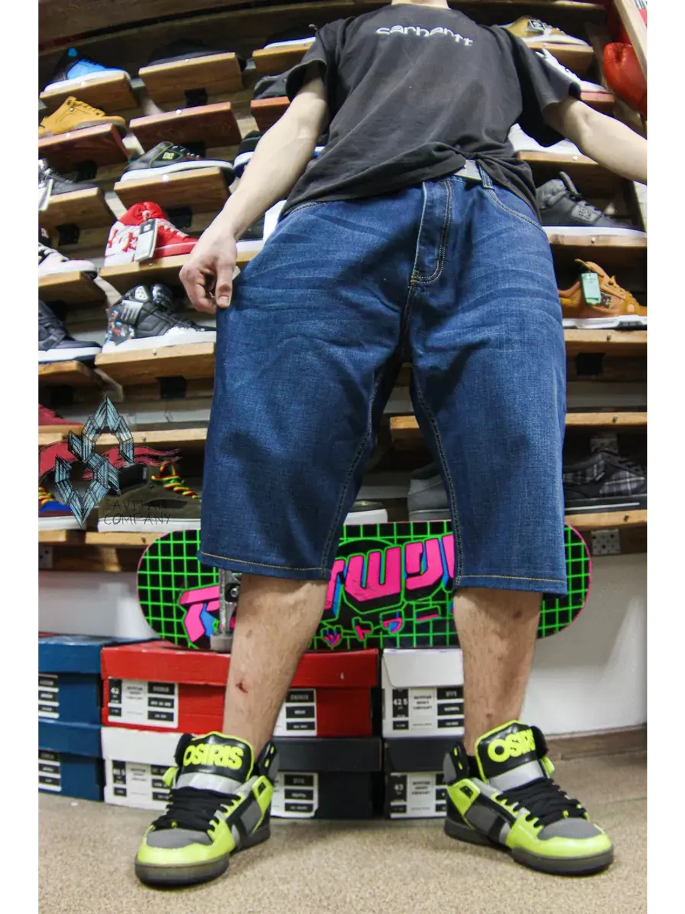 Шорты прямые широкие трубы от Savitar Shoes Company
