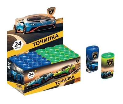 Точилка с контейнером, 1 отверст. "Ламборгини" (Умка)