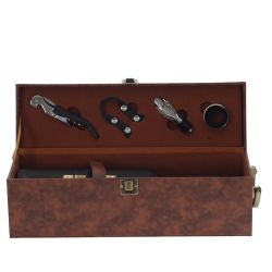 GAEM Шкатулка для бутылки с набором для вина, L37 W10,5 H12,5 см