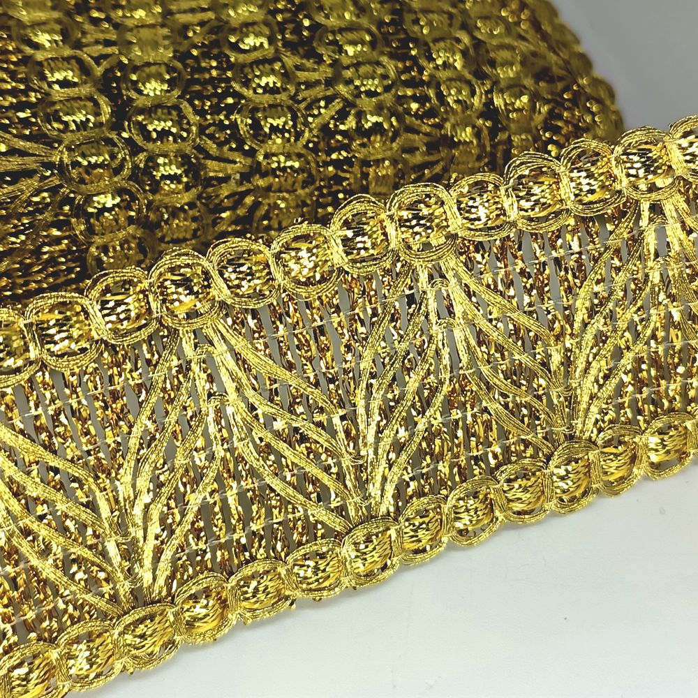 Тесьма люрекс, ш. 4 см.