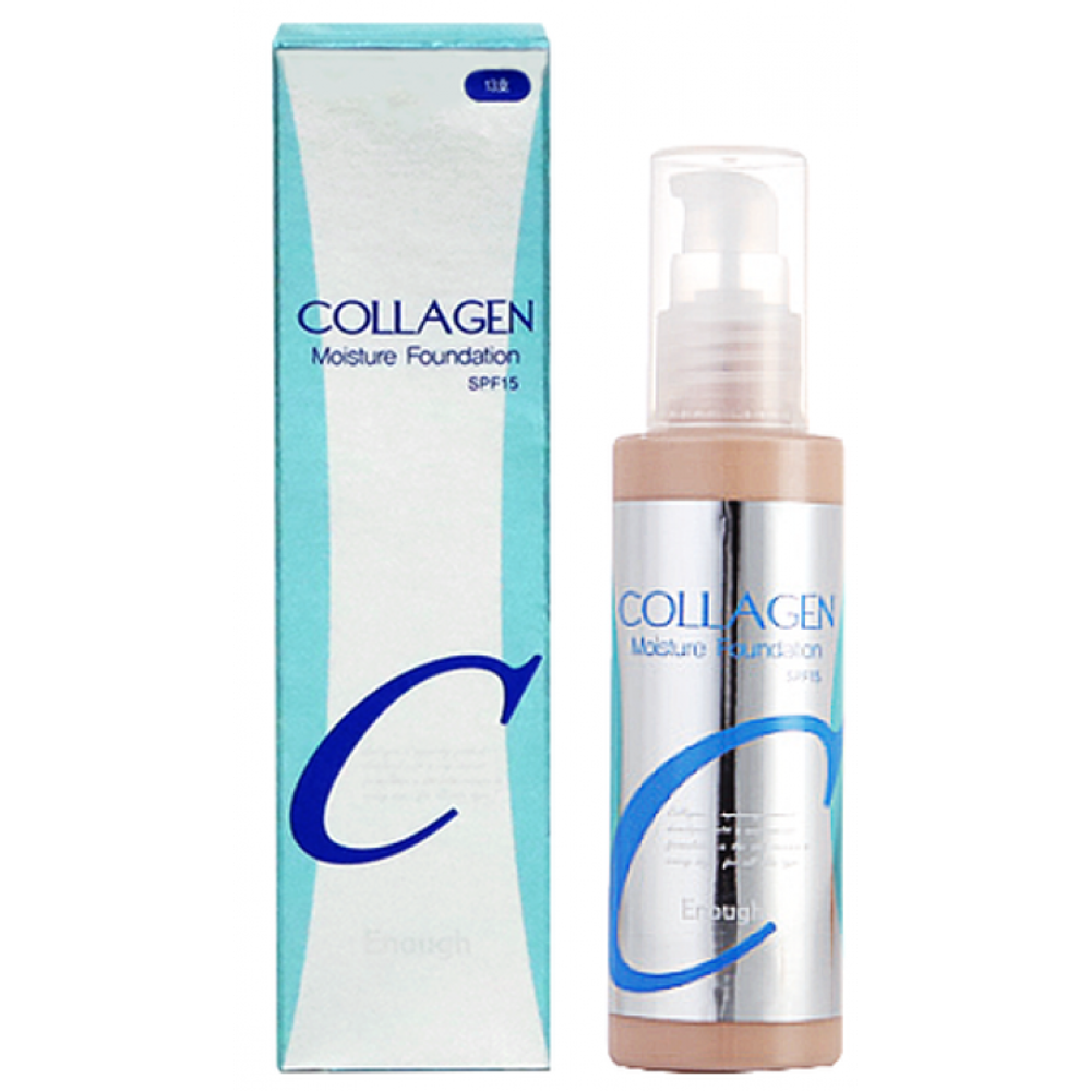 [Enough] Collagen Moisture Foundation SPF15 #21 - Тональная основа с коллагеном #21, 100 мл