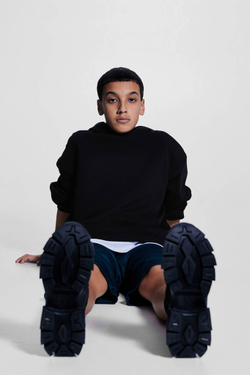 H&M Толстовка с капюшоном, черный