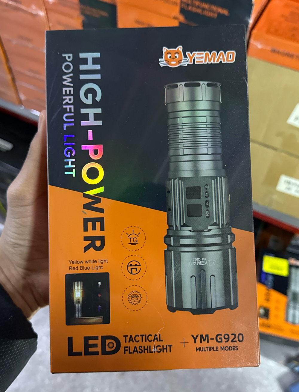 Фонарик ручной YM-G920 920