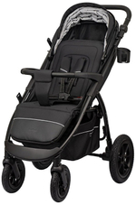 Детская прогулочная коляска Indigo Epica XL Air с сумкой 2025 черный