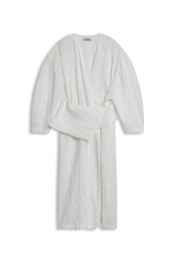 Платье maxi с баской Invitation milk