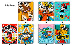 Hachette раскраска по номерам MICKEY ET SES AMIS - Coloriages Magiques - Mystères (7+) - Disney Junior