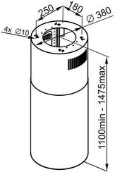 Вытяжка Maunfeld LEE ISLA 39 BEIGE