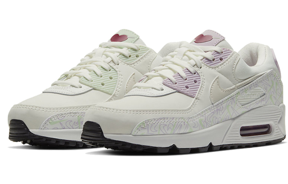 Кроссовки Nike Air Max 90 Valentines Day (Женская размерная сетка)