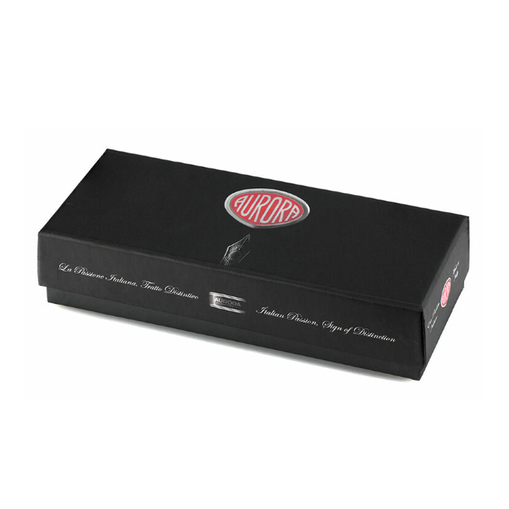 Перьевая ручка Aurora Ipsilon Gabriele D&#39;Annunzio black CT, перо - М, в подарочной коробке