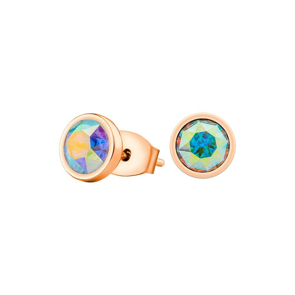Серьги-пусеты Fiore Luna Crystal AB SWE297 CAB RG