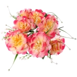 Искусственные цветы «Цветочная мелодия» 50см 9 цветков розово-красные