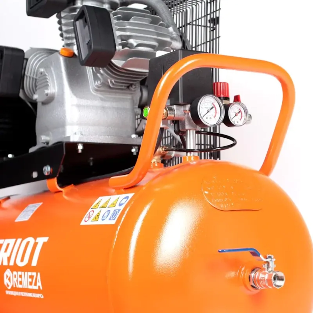 Компрессор поршневой ременной Patriot Remeza СБ 4/С-100 LB 40, 520306335