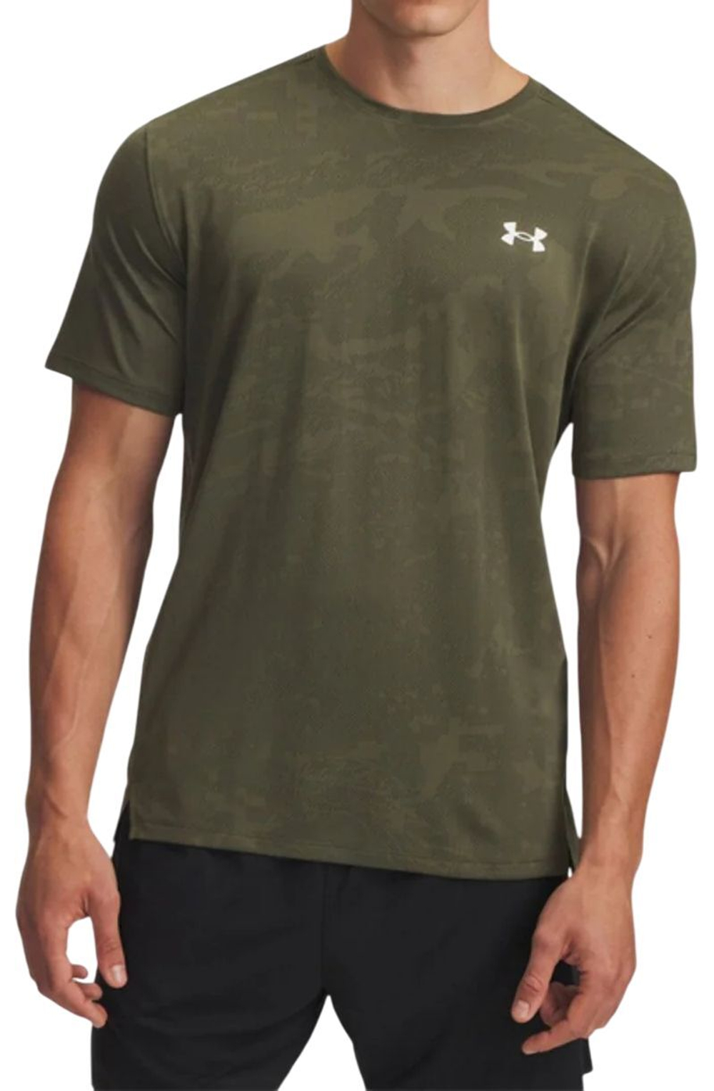Теннисная футболка Under Armour Tech Vent Jacquard Short Sleeve - khaki