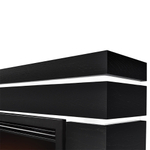 Каминокомплект: Очаг Electrolux EFP/P-2520LS N, портал Moderno 25 шпон черный дуб НС-1721525