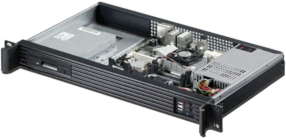 Корпус серверный 1U Procase UM125-FD-B-0