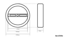 Kink Light 07545A Бра Галла прозрачный Led 14W