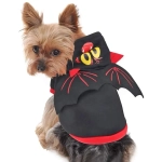 Кофта - толстовка с капюшоном для собак мелких пород «Летучая мышь», размер XL (50*40*26см)