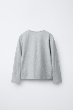 ZARA КОМБИНИРОВАННАЯ ПИЖАМА В ПОЛОСКУ С БАНТОМ, СИНИЙ