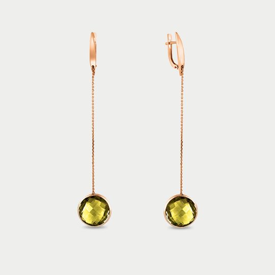 Серьги золотые