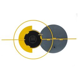 GAEM Часы настенные декоративные, L86 W4,5 H45 см, (1xАА не прилаг.)