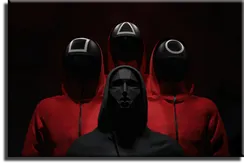 Постер "Игра в Кальмара"