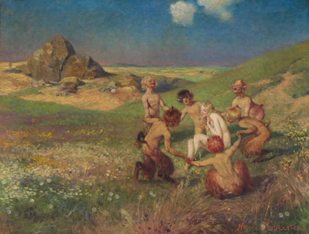 Hans Koberstein (1864-1945) - эротическое искусство немецкого художника Ганса Коберштайна
