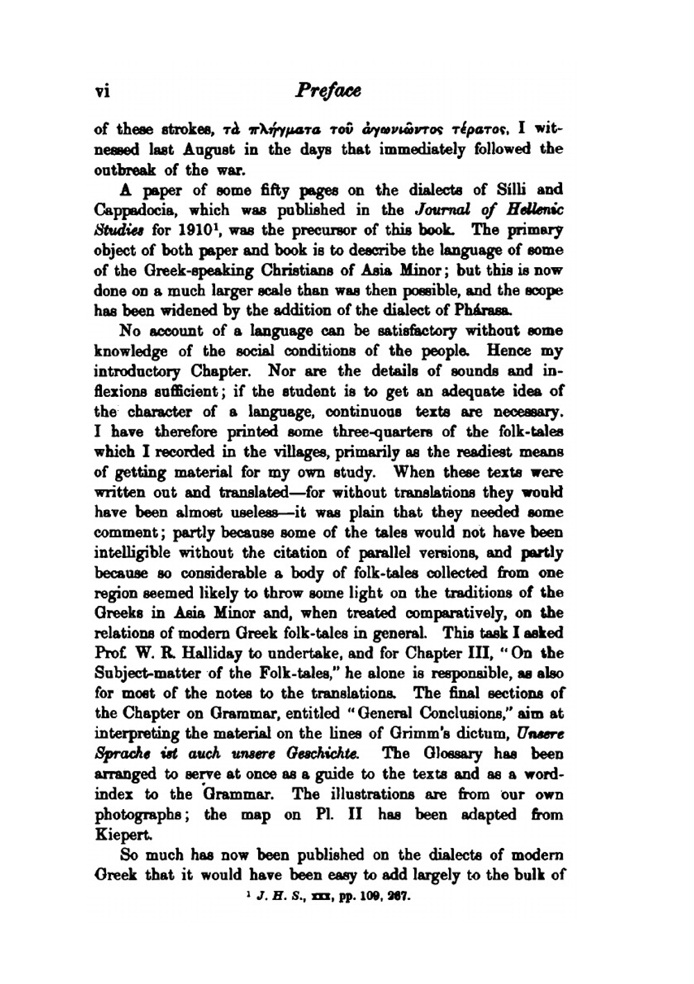 Modern Greek in Asia Minor. A Study of the Dialects of Sili, Cappadocia and Phárasa, with Grammar, Texts, Translations and Glossary | Richard McGillivray Dawkins