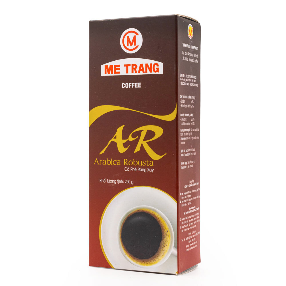 Вьетнамский Молотый кофе Me Trang A-R (Арабика-Робуста), 250 грамм