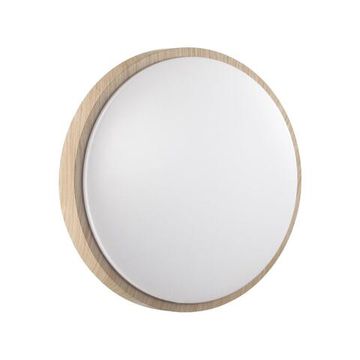 7607/CLN PALE SN 170 Светильник пластик/белый/бежеый под дерево LED 36Вт 4000К D340 IP43 LOSTA