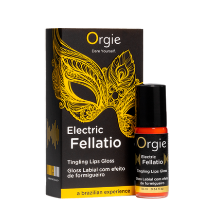 Orgie Electric Fellatio - Блеск для губ с вибрирующим эффектом, 10 мл