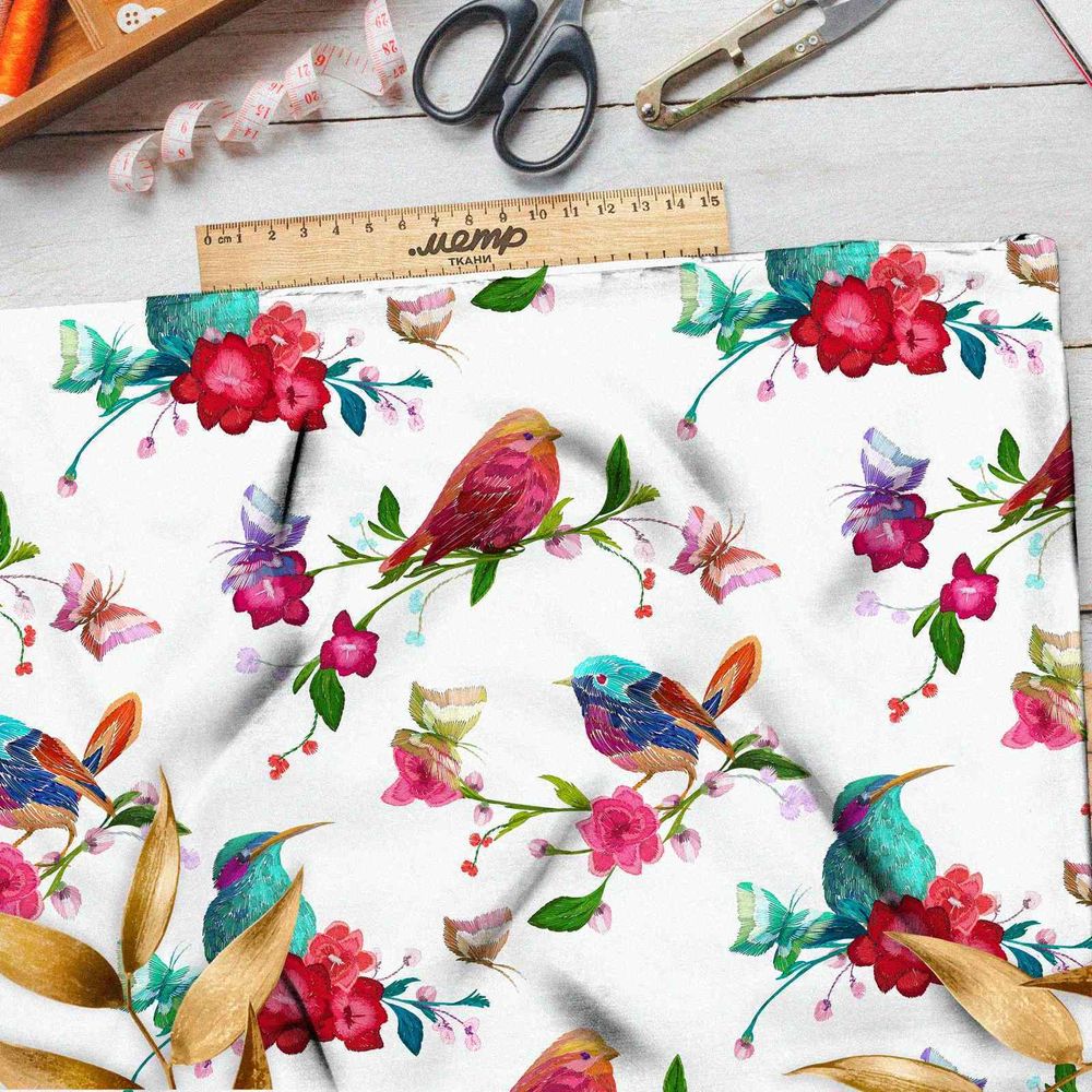 Ткань таффета птичьи споры